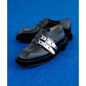 ローファー メタルバックルデザインローファー メンズ レディース