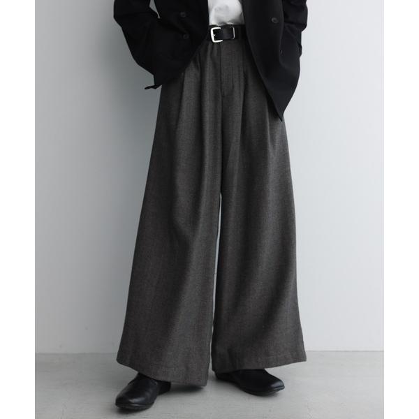 パンツ loose herringbone buggy wide PT / ルーズヘリンボーンバギー...