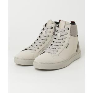 ブーツ ハイトップスニーカー ミックスマテリアル メンズ