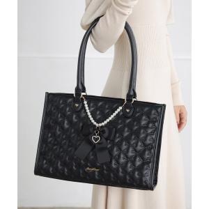 rienda（リエンダ） トートバッグ 「WEB限定」WRRロゴフェイクレザー