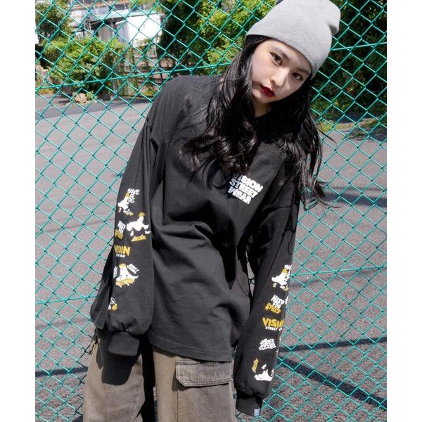 tシャツ ∴WEGO/VISION別注ゴーストグラフィックT メンズ レディース