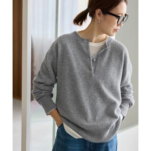 ニット セーター echecs ヘンリープルオーバー レディース