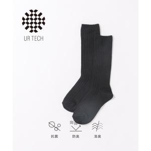 靴下 「URTECH」太リブソックス レディース