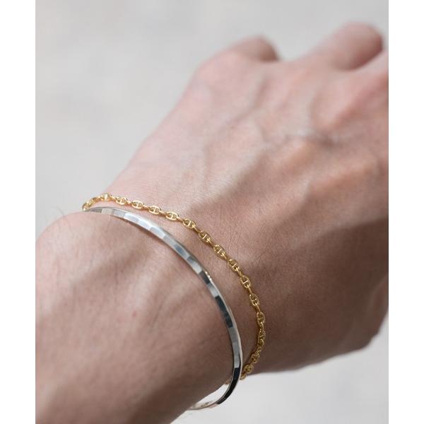 バングル SENTI SHARPEN FINE BANGLE SV  シャープド細バングル シルバー...