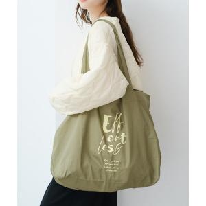 トートバッグ 「大容量」ビッグロゴトートBAG レディース