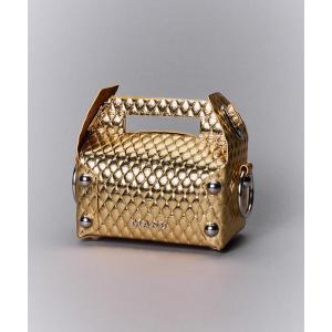 トートバッグ MASU/エムエーエスユー/LEATHER CAKE BAG/ M25F9OJ008 メンズ