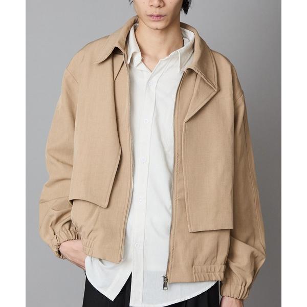 ブルゾン アウター Full-Zip Faux Layered Jacket / フルジップ フェイ...