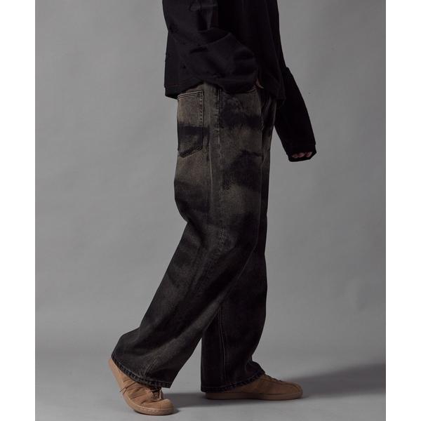 ジーンズ Ink-Washed 5-Pocket Denim Pants / インク加工 ヴィンテー...