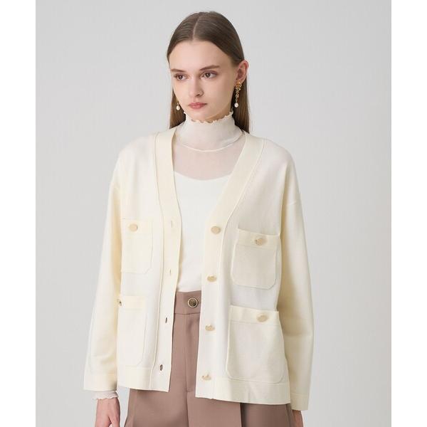 ニット セーター エキストラファインメリノボクシー ジャケット カーディガン レディース