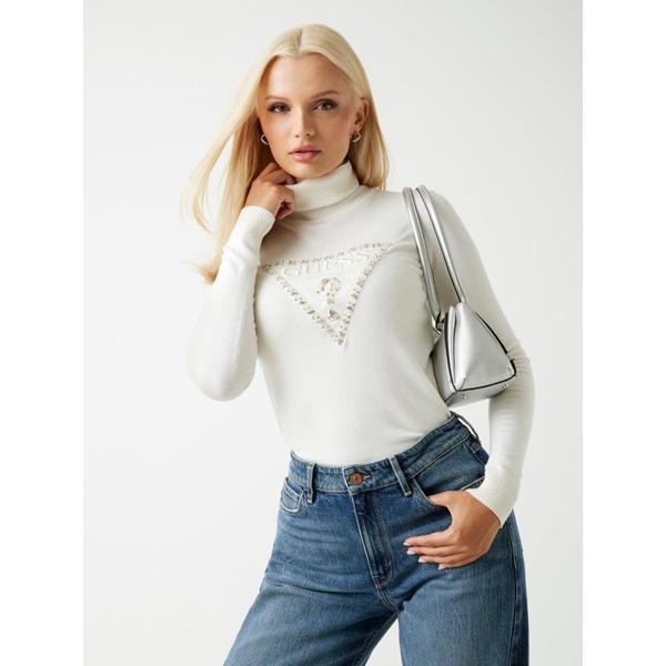 ニット セーター LS Tn Melanie Triangle Logo Sweater ニット セ...