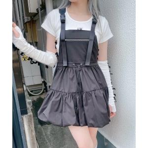 ワンピース ナイロンバルーンワンピース