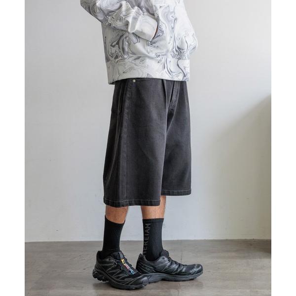 ジーンズ デニム デニムパンツ 「HEREIAM」ユニセックスサイズバリエ/Flexデニムクロップド...
