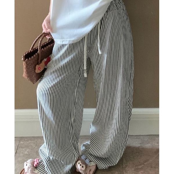 パンツ リラックスセミワイドイージーパンツ レディース