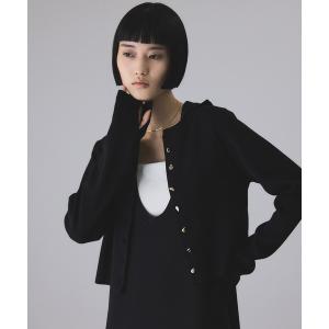 カーディガン セレクトレングスクルーネックニットカーディガン レディース