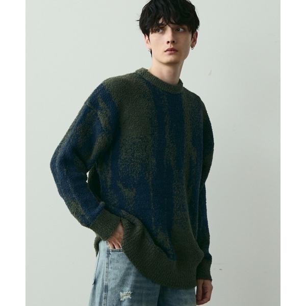 セーター ニット Soft-Touch Abstract Knit Sweater / モチモチクル...