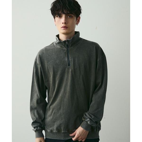 トレーナー スウェット Vintage-Style Half-Zip Sweatshirt / ヴィ...
