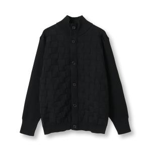 セーター ニット 「ACTIVE TAILOR/アクティブテイラー」リンクスブロックジャカードカーディガン メンズ