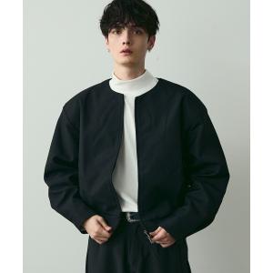 ABAHOUSE（アバハウス） ブルゾン アウター 「ノーカラー」クルー