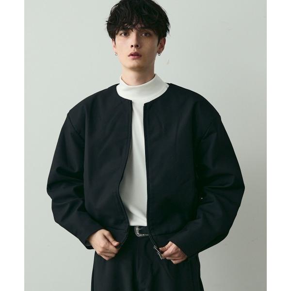 ジャケット ノーカラージャケット No-Collar Zip Blouson / ノーカラージップブ...