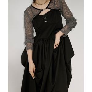 ワンピース random tuck volume dress タックボリュームキャミドレス