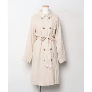 「シロップ．」 トレンチコート MEDIUM ベージュ レディース