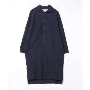 「NATAL DESIGN」 ステンカラーコート MEDIUM ネイビー メンズ