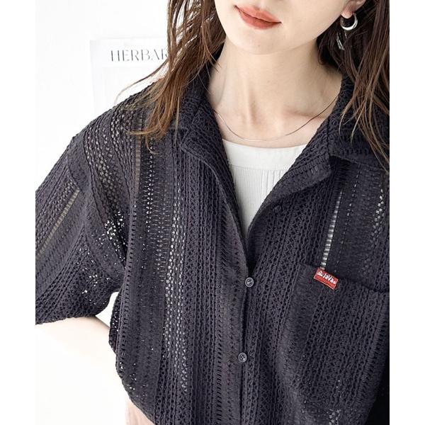 「Java」 半袖シャツ MEDIUM ブラック レディース