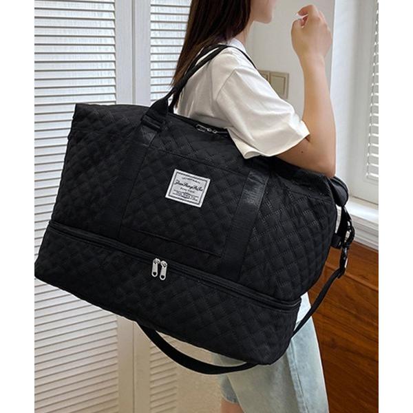 トートバッグ 大容量キルティングトートバッグ レディース