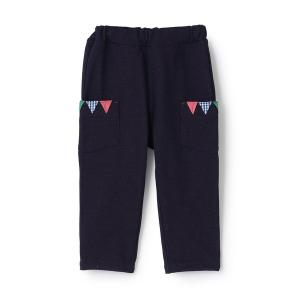 kladskap（クレードスコープ） パンツ 恐竜接結ロング丈ストレート