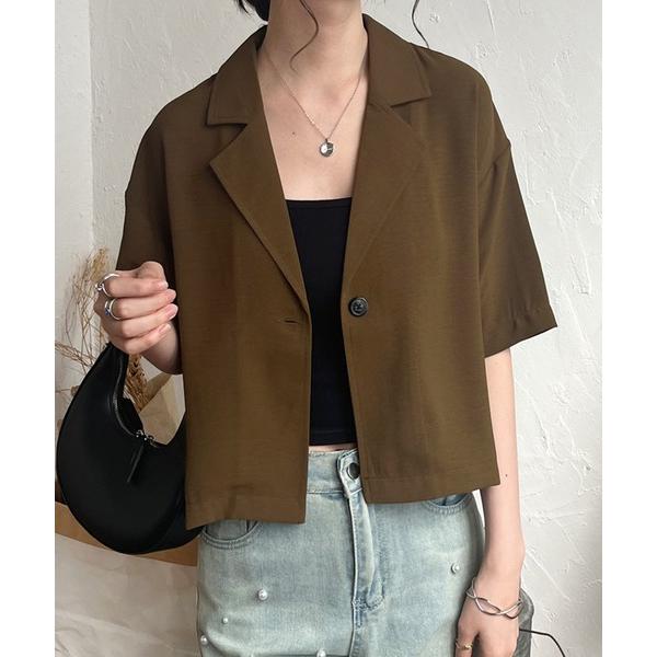 ジャケット テーラードジャケット ショートジャケット レディース