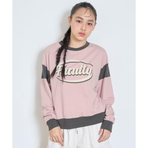 トレーナー  「7days」吸水速乾袖切替トレーナー キッズ 子供服 女の子