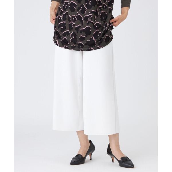 パンツ 「シーズンレスに活躍！」「マシンウォッシャブル」ダンボールニットワイドパンツ レディース