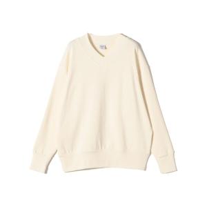 tシャツ gicipi:Vネック リブ付き ロング スリーブ ミラノリブ ニットソー （GIRAFFA） レディース