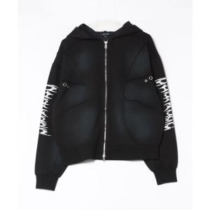 パーカー スプレー加工切り替えZIPパーカー メンズ レディース｜ZOZOTOWN Yahoo!店