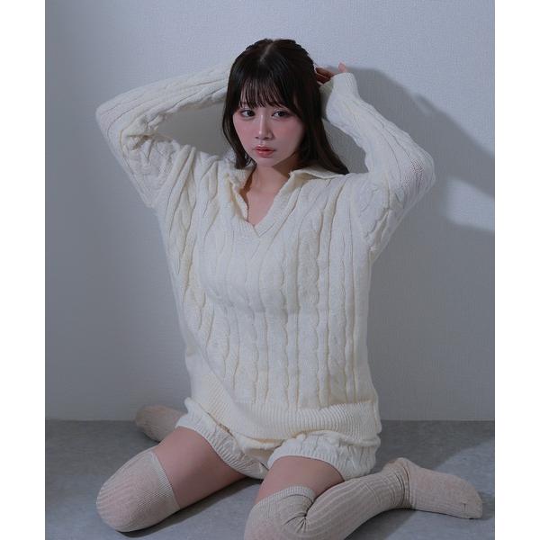 セットアップ knit armonia cable stitch setup / ニットアルモニアケ...