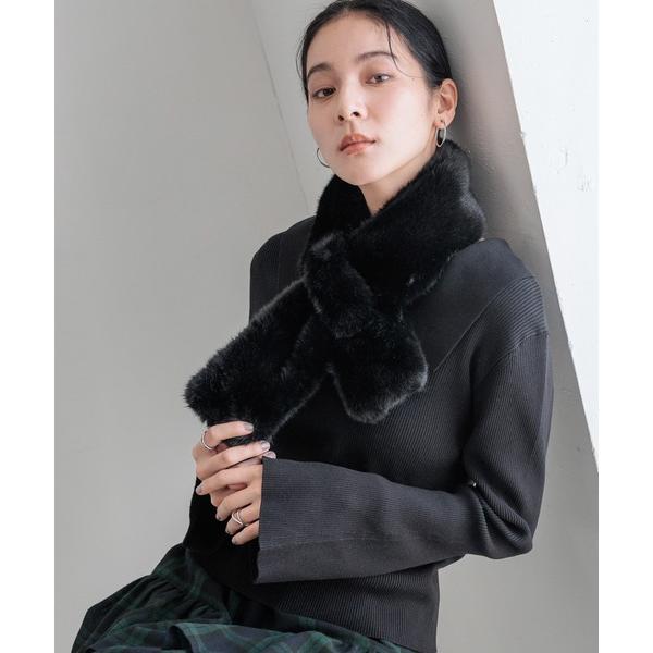 ネックウォーマー スヌード サシコミFファーティペット  579637 レディース