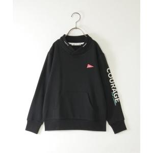 mezzo piano メゾピアノ スウィーツ裾スカラップトレーナー 90 100 110