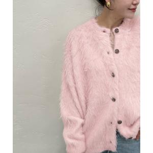カーディガン 「WEB限定追加」シャギーカーディガン レディース