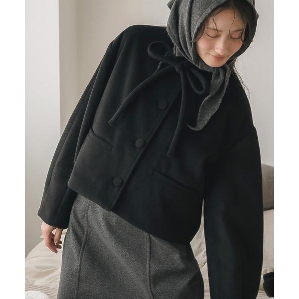 ジャケット ノーカラージャケット 「大人気！HIT ITEM！」「original」リボンタイショー...