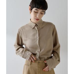 ブラウス シャツ トロミシャツ レディース