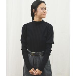 ニット セーター Audrey puff pullover レディース