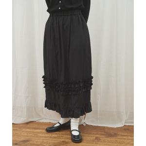 スカート _CottonCupra twill skirt