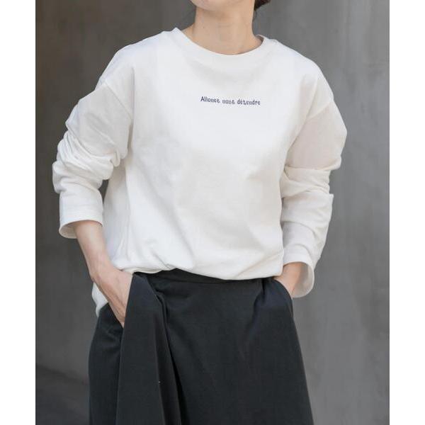 tシャツ FORK＆SPOON　フォームプリントロングスリーブTシャツ レディース