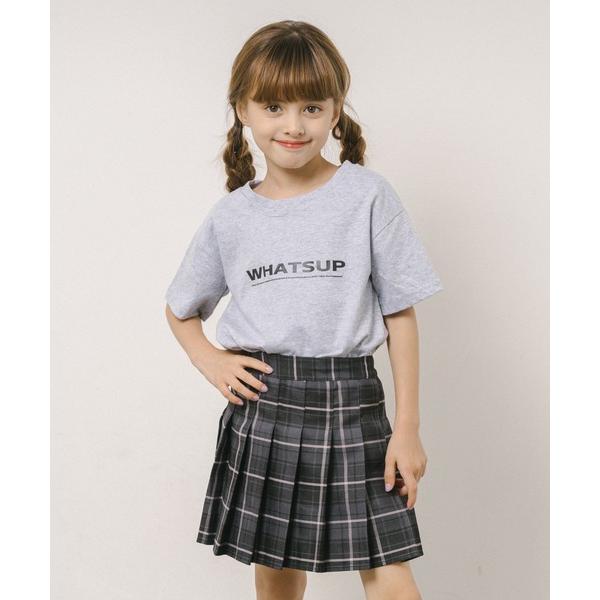 tシャツ フロントレタリングロゴTシャツ キッズ 子供服 男の子 女の子