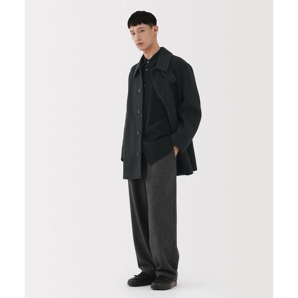 ステンカラーコート コート 「MUJI Labo」紳士　カシミヤ混ショートステンカラーコート メンズ...