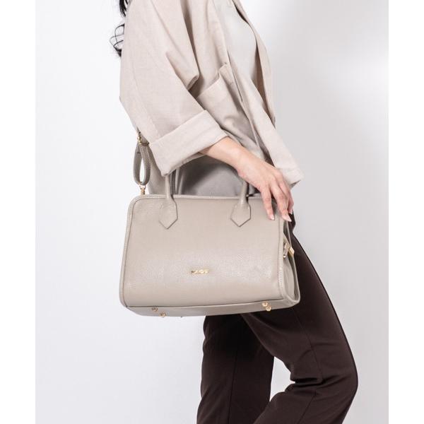 ハンドバッグ 「PULICATI/プリカーティ」2WAY レザー ハンドバッグ イタリア製