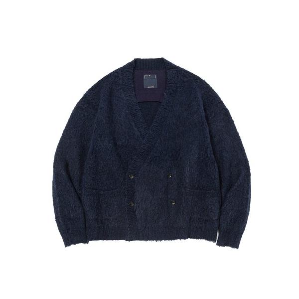 カーディガン Mohair Double Knit Cardigan メンズ
