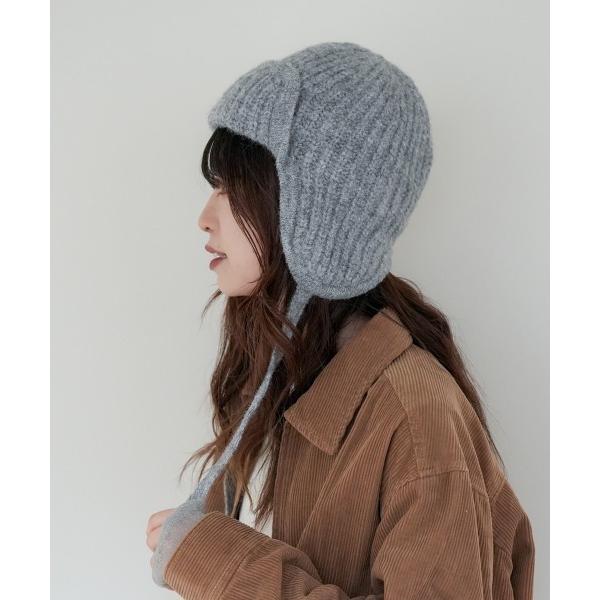 ニット帽 ニットキャップ HEATHER FLIGHT WATCH/ヘザー フライトニットワッチ レ...