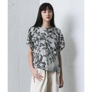 「mintdesigns」 半袖ブラウス 2 ブラック レディース