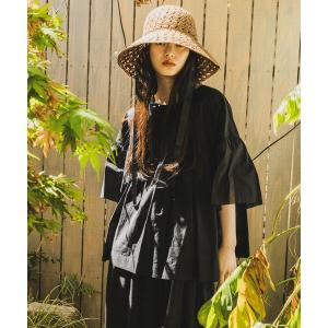 「niko and...」 半袖ブラウス FREE ブラック レディース